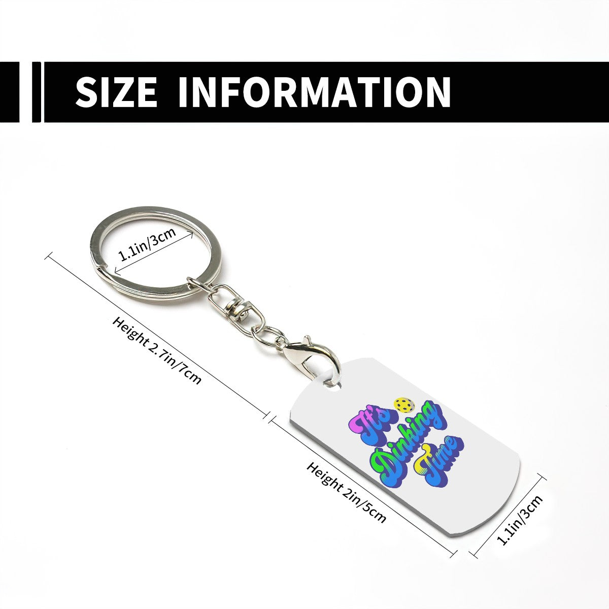 Keychain - It's Dinking Time