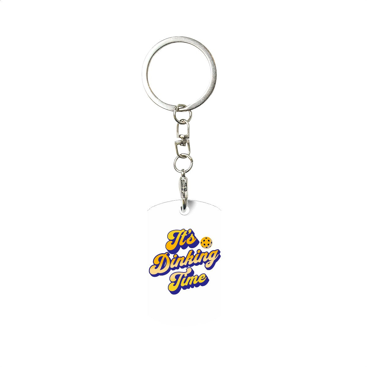 Keychain - It's Dinking Time (Yellow)