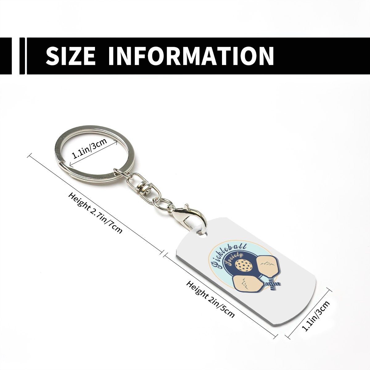 Keychain - Pickleball Society