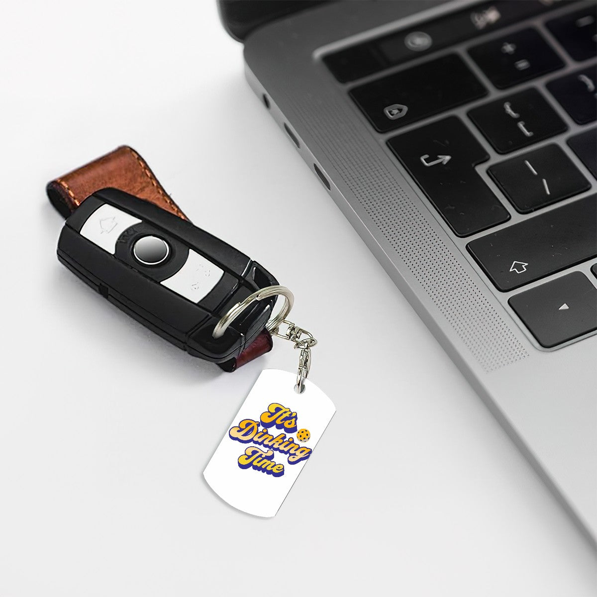 Keychain - It's Dinking Time (Yellow)